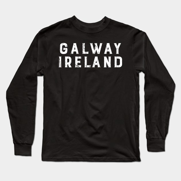 GALWAY IRELAND Long Sleeve T-Shirt by Cult Classics